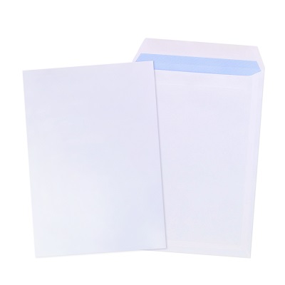 100 x C5 Plain Self Seal Envelopes 229x162mm - White, 90gsm